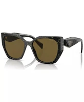 Солнцезащитные очки женские Symbole Round, PR 19ZS PRADA, черный 25162811