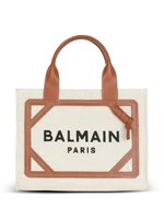 Маленькая сумка-тоут с логотипом B-Army BALMAIN, нейтральный 25738081