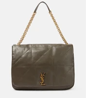 Кожаная сумка через плечо jamie 4.3 Saint Laurent, коричневый 5979418