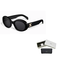 CELINE Солнцезащитные очки овальной формы Eyewear Oval Frame, 01A 27905857