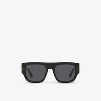 Солнцезащитные очки GG1262S в прямоугольной оправе из ацетата ацетата Gucci, черный 6420807