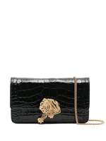 Сумка через плечо с декором Tiger Roberto Cavalli, черный 25879311