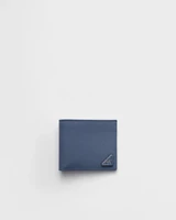 Кошелек из кожи Saffiano Prada, синий 47343478