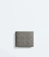 Складной кошелек Intrecciato с монетницей BOTTEGA VENETA, серый 47361608