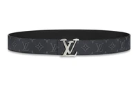 Ремень Louis Vuitton с узором, черный 13995138