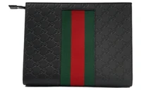 Мужской клатч Gucci с логотипом, черный 4508641