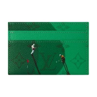 LOUIS VUITTON Двойной чехол для гольф карт зеленый 27973170