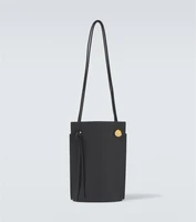 Кожаная наплечная сумка Pebble Dice Pocket Loewe, черный 25627265