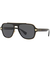 Поляризованные солнцезащитные очки, ve2199 56 Versace, мульти 838334