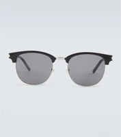 Солнцезащитные очки SL 108 в полуоправе Saint Laurent, черный 2108493