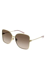 Солнцезащитные очки Not A Fork Squared, 62 мм Gucci 1911730