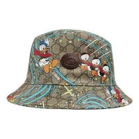 Бейсболка x disney donald duck bucket hat 'beige brown' Gucci, бежевый 21077617