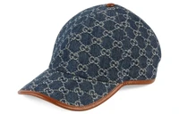 Кепка мужская Gucci с узором, синий 13991282