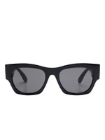Versace Eyewear солнцезащитные очки с декором Medusa, черный 18027170