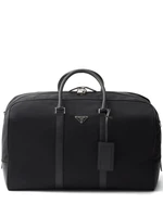 Дорожная сумка из сафьяновой кожи Prada, черный 26653180