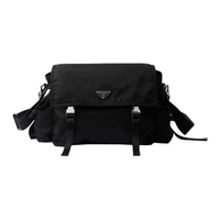 PRADA Мужская черная сумка через плечо 28008572