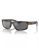 Мужские солнцезащитные очки, PS 05ZS PRADA LINEA ROSSA, черный 17571445