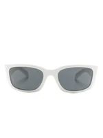 Prada Eyewear солнцезащитные очки с логотипом, белый 15670853