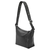 LOEWE Мужская сумка через плечо из мягкой гладкой кожи с жаккардовой тканью 27970018