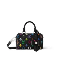 LOUIS VUITTON Сумка кросс-боди Takashi Murakami Nano Speedy черная разноцветная 27975267