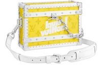 LOUIS VUITTON Желтая кожаная сумка-кроссбод 27972649