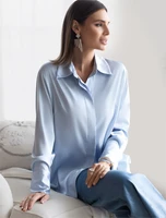 Блузка из сатина с эластаном D29.275