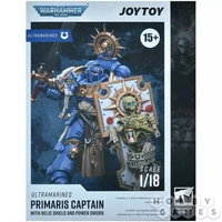 Фигурка JoyToy. Warhammer 40,000: Primaris Captain with Relic Shield and Power Sword 125184
