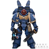Фигурка JoyToy. Warhammer 40,000: Ultramarines Jump Pack Intercessors Sergeant with Plasma Pistol and Power Sword 148195