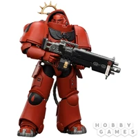Фигурка JoyToy. Space Marine 2: Game Edition Blood Angels Heavy Intercessor with Heavy Bolt Rifle and Bolt Pistol 756578