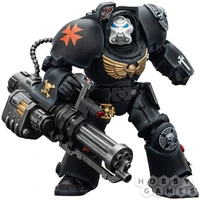 Фигурка JoyToy. Warhammer 40,000: Black Templars Terminator 3 with Power Fist and Assault Cannon 756575