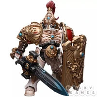 Фигурка JoyToy. Warhammer 40,000: Adeptus Custodes. Solar Watch Custodian Guard with Sentinel Blade and Praesidium Shield 141549