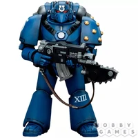 Фигурка JoyToy. Warhammer 30,000: Ultramarines MK VI Tactical Squad Legionary with Bolter &amp; Chainblade 153978