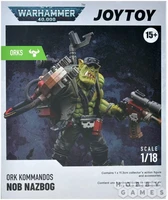 Фигурка JoyToy. Warhammer 40,000: Ork Kommandos Nob Nazbog 100156