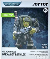 Фигурка JoyToy. Warhammer 40,000: Ork Kommandos Dakka Boy Rotbilge 100154