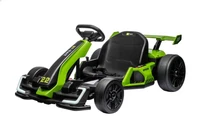 Детский электромобиль дрифт картинг (зеленый, 12 км/ч, 24V) - AHL007-GREEN AHL007-GREEN