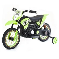 Детский кроссовый электромотоцикл Qike TD Green 6V - QK-3058-GREEN QK-3058-GREEN