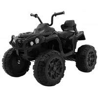 Детский квадроцикл Grizzly ATV 4WD Black 12V с пультом управления - BDM0906-4 BDM0906-4-BLACK-RC