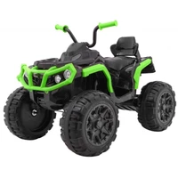 Детский квадроцикл Grizzly ATV 4WD Green/Black 12V с пультом управления - BDM0906-4 BDM0906-4-GREEN-RC