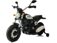Детский мотоцикл Qike Чоппер белый - QK-307-BLACK QK-307-BLACK