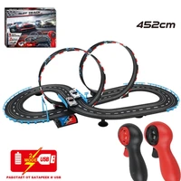 Гоночный автотрек JJ slot (2 машинки, 452 см, от сети, 1:43) - JJ205-1 JJ205-1