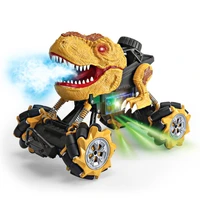 Радиоуправляемая коричневая машина-динозавр T-rex (дрифт колеса, пар) - 11810-BROWN 11810-BROWN