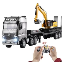 Радиоуправляемый грузовик трейлер с экскаватором HUINA 1:18 - HN1522 HN1522