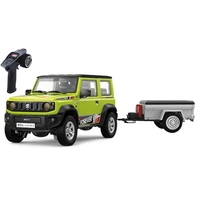 Радиоуправляемый внедрожник Suzuki Jimny PRO с прицепом (свет, выхлоп, Li-Po 5C) - HG4-53PRO-54-G HG4-53PRO-54-GREEN