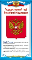 ШМ-14860 Карточка. Государственный герб Российской Федерации (109х202 мм) 339751054