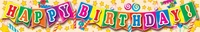 ПА-4848 Плакат-полоса. HAPPY BIRTHDAY! Детский 1224383780