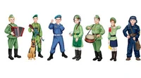 *КБ-15820 Комплект для оформления интерьера. Военные профессии. (7 видов) 1339228791