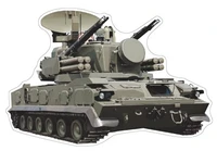 Ф-15754 Плакат вырубной А3+. Военная техника. ЗРПК "Тунгуска-М1". Двухсторонний - группа Военная техника 431317224