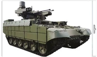 *Ф-15586 ПЛАКАТ ВЫРУБНОЙ А3 В ПАКЕТЕ. Военная техника. БМПТ Терминатор (двухсторонний, в индивидуальной упаковке, с европодвесом и клеевым клапаном) - группа Военная техника 1808468934