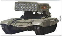 *Ф-15656 ПЛАКАТ ВЫРУБНОЙ А3+ В ПАКЕТЕ. Военная техника. ТОС-1А Солнцепек (двухсторонний, в индивидуальной упаковке, с европодвесом и клеевым клапаном) - группа Военная техника 277836577