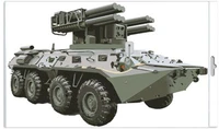 *Ф-15585 ПЛАКАТ ВЫРУБНОЙ А3+ В ПАКЕТЕ. Военная техника. ЗРК Сосна (двухсторонний, в индивидуальной упаковке, с европодвесом и клеевым клапаном) - группа Военная техника 1293204027